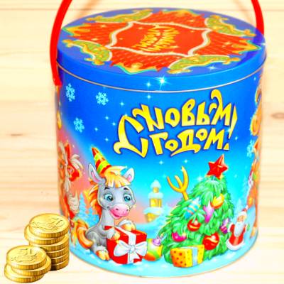 Недорогой детский новогодний подарок 1000 грамм в Радумле