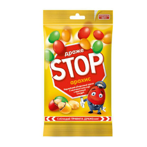 Драже "Stop" арахис 50 грамм в Радумле